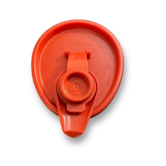 Tupperware Sweet Saver Syrup Dispenser Honey Condiment Paprika Red 640 Vintage - Picture 8 of 14